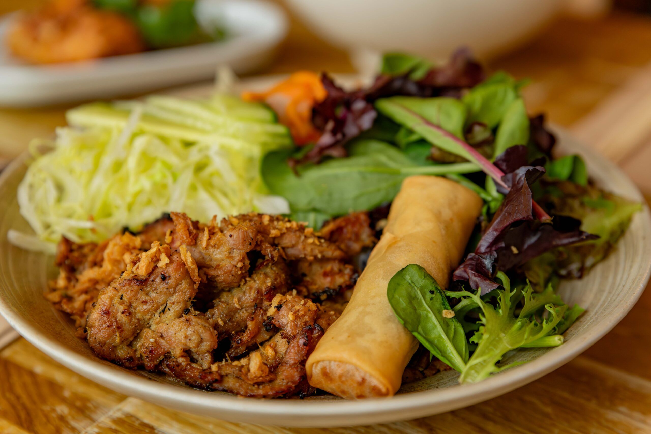 close up shot of the dish