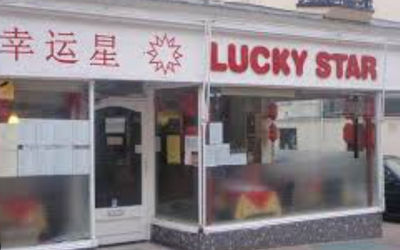 The exterior of Lucky Star Chinese Restaurant in Brighton