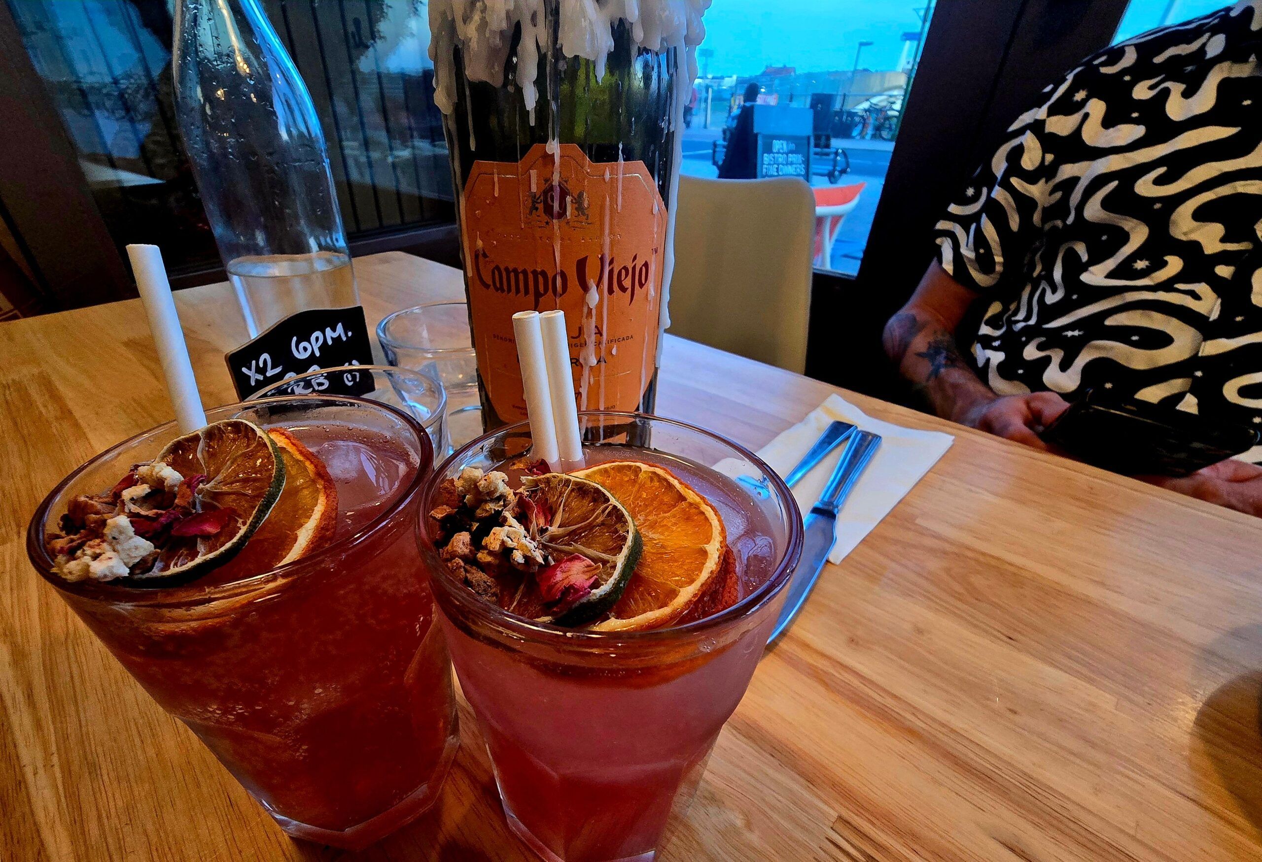 two cocktails 