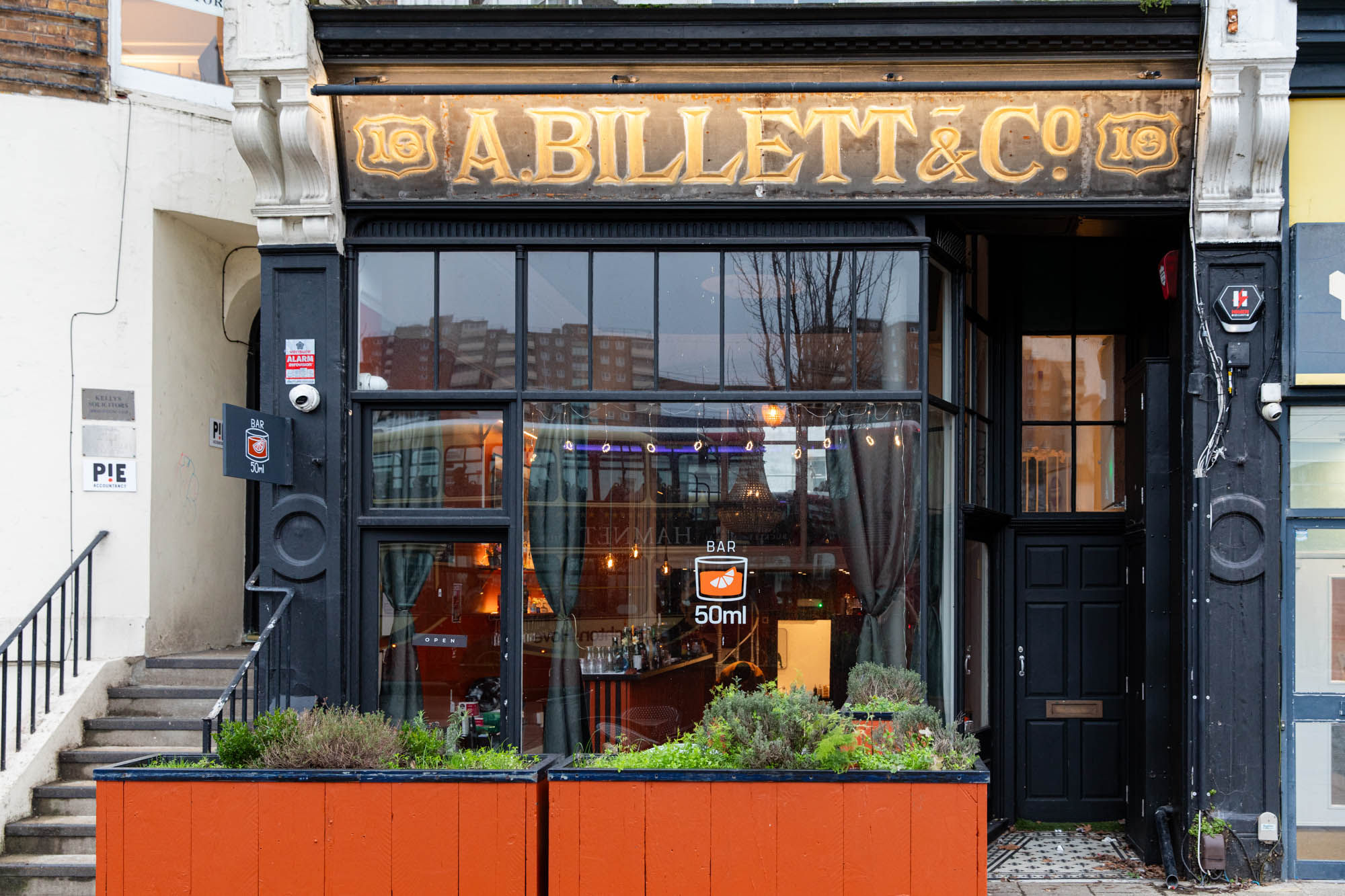 bar 50 ml exterior shot of the venue