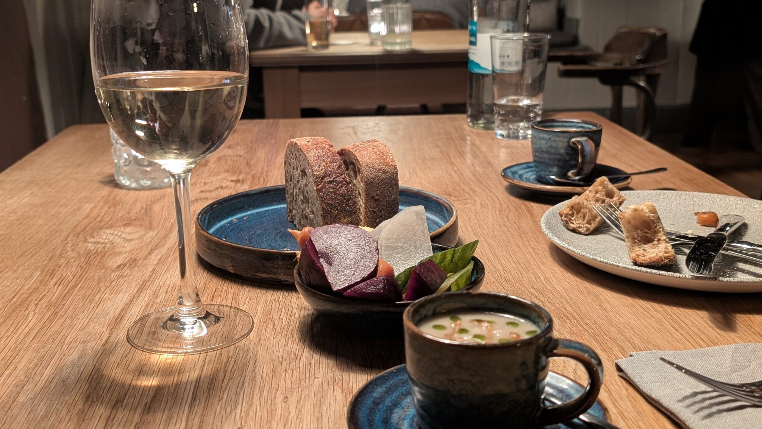 starters, soup and bread