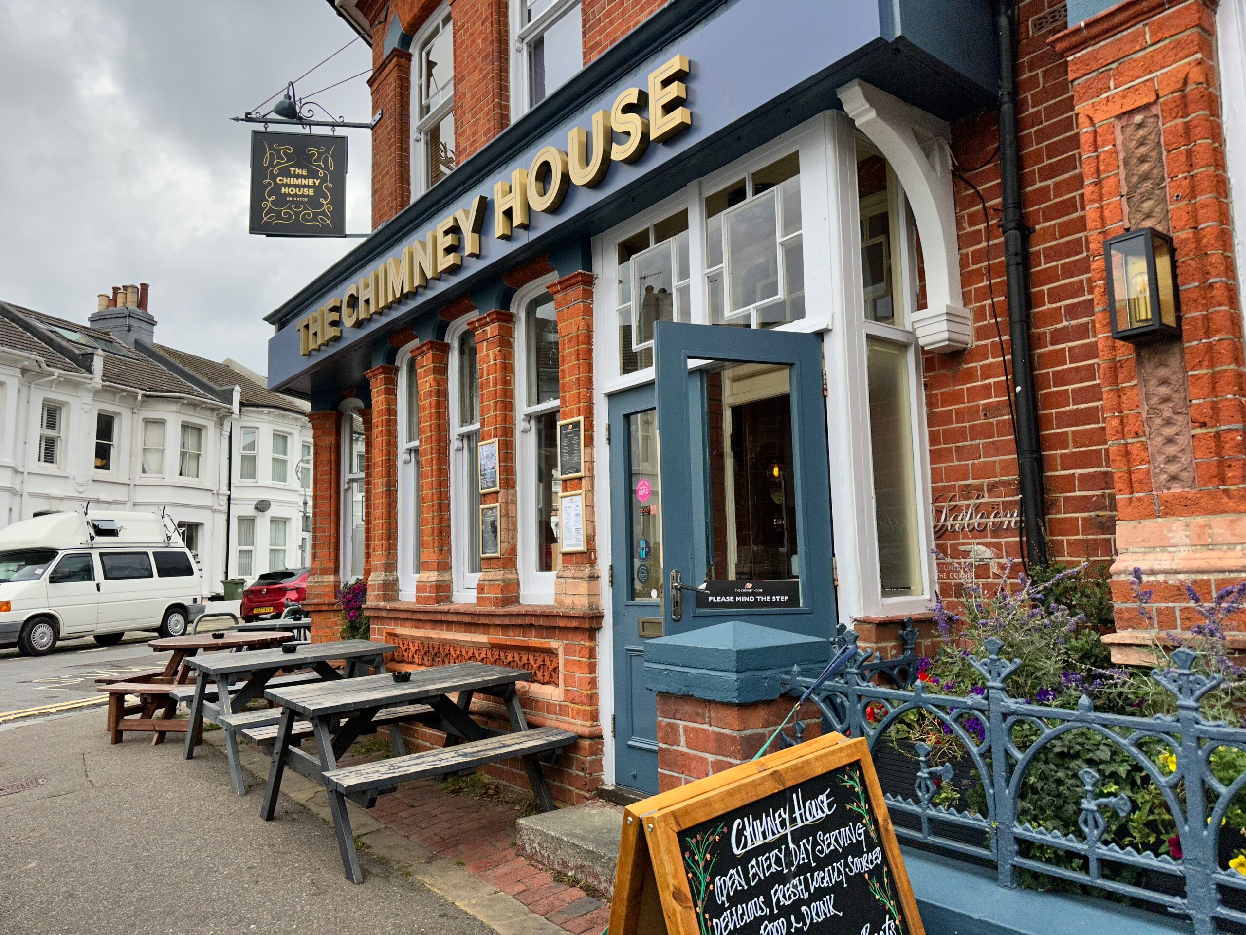 exterior shot of the Chimney House Brighton