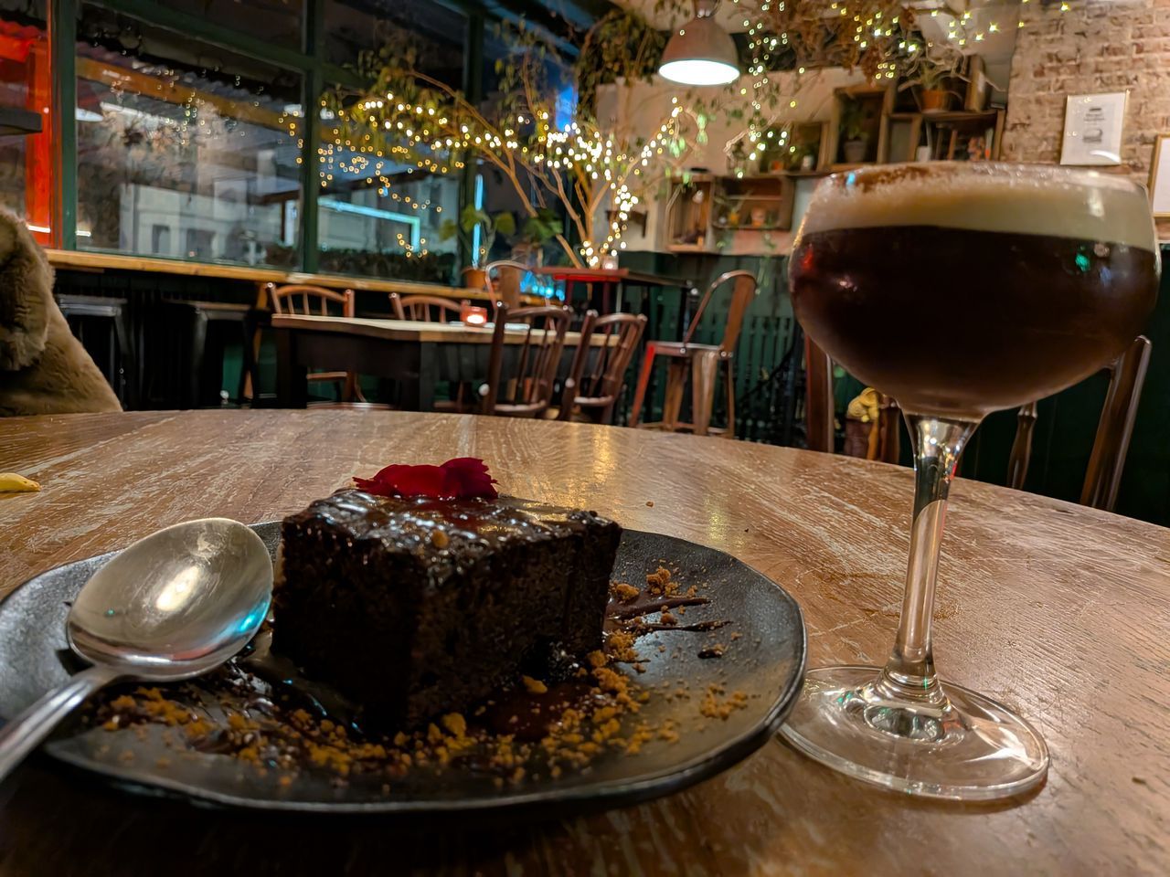 sticky toffee pudding with espresso