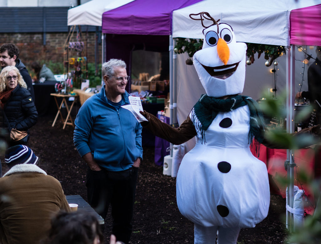 Olaf at Wagner Hall - Brighton Winter Markets
