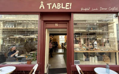 a table exterior shot of the venue