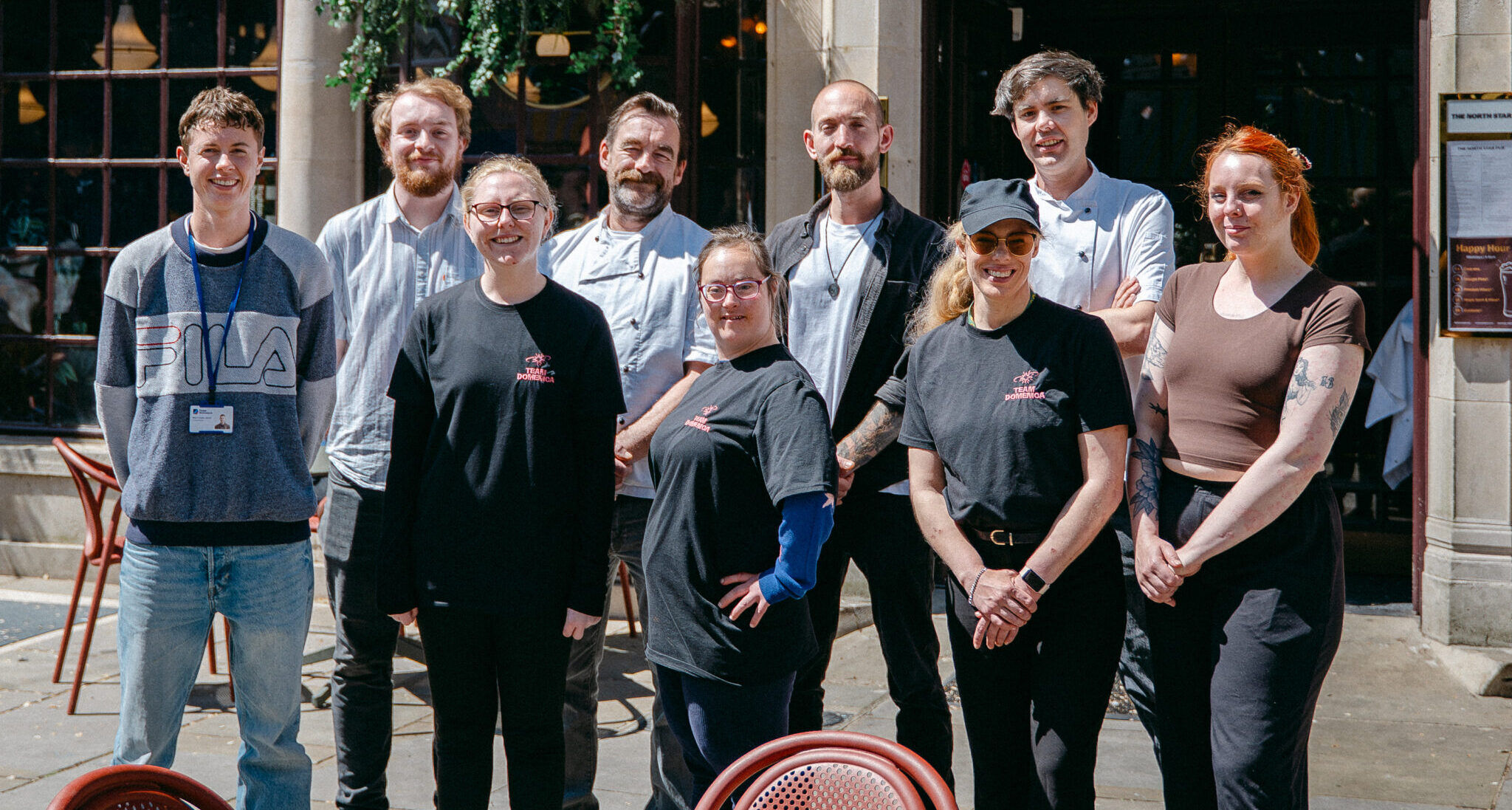 The North Star staff in front of venue