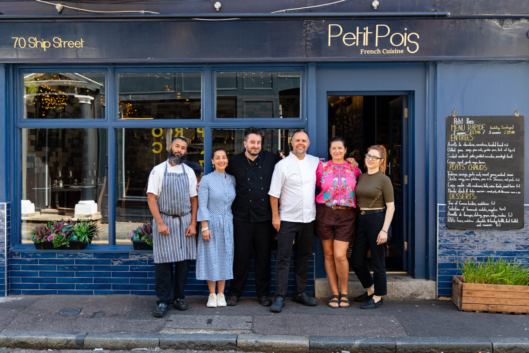 team at Petit Pois in Brighton