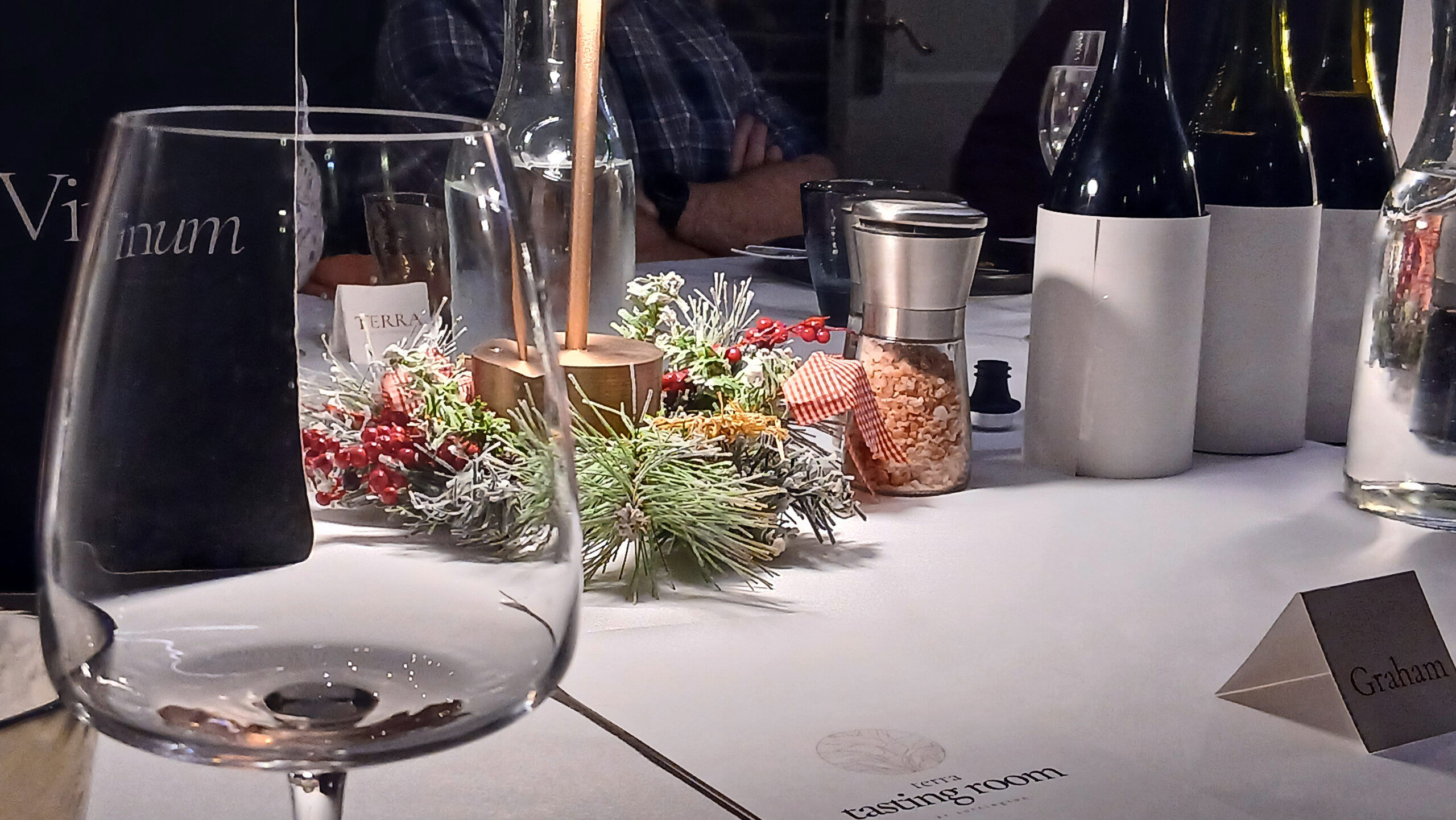 Shot of the wine took during A Sussex Fine Dining Experience at Terra, Tottington Manor