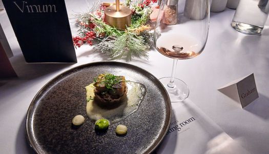 the sea bass on an aniseed tartle