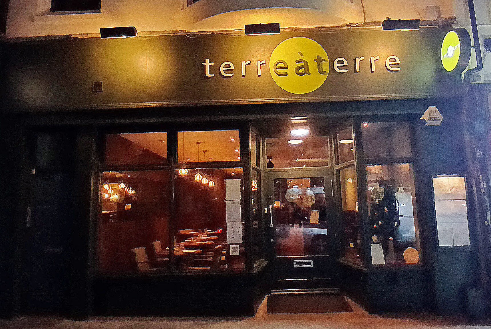 exterior shot of the terre a terre in brighton
