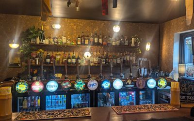 bar area at the sea lanes, craft beer and craft ale at The Sea Lanes by Bison Beer
