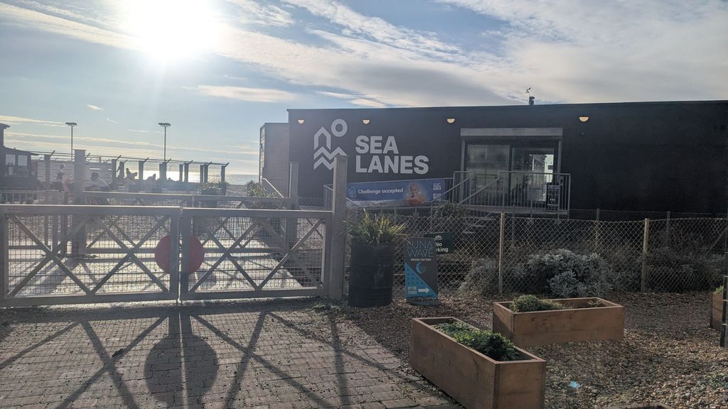 exterior shot of the sea lanes