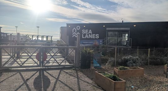 exterior shot of the sea lanes