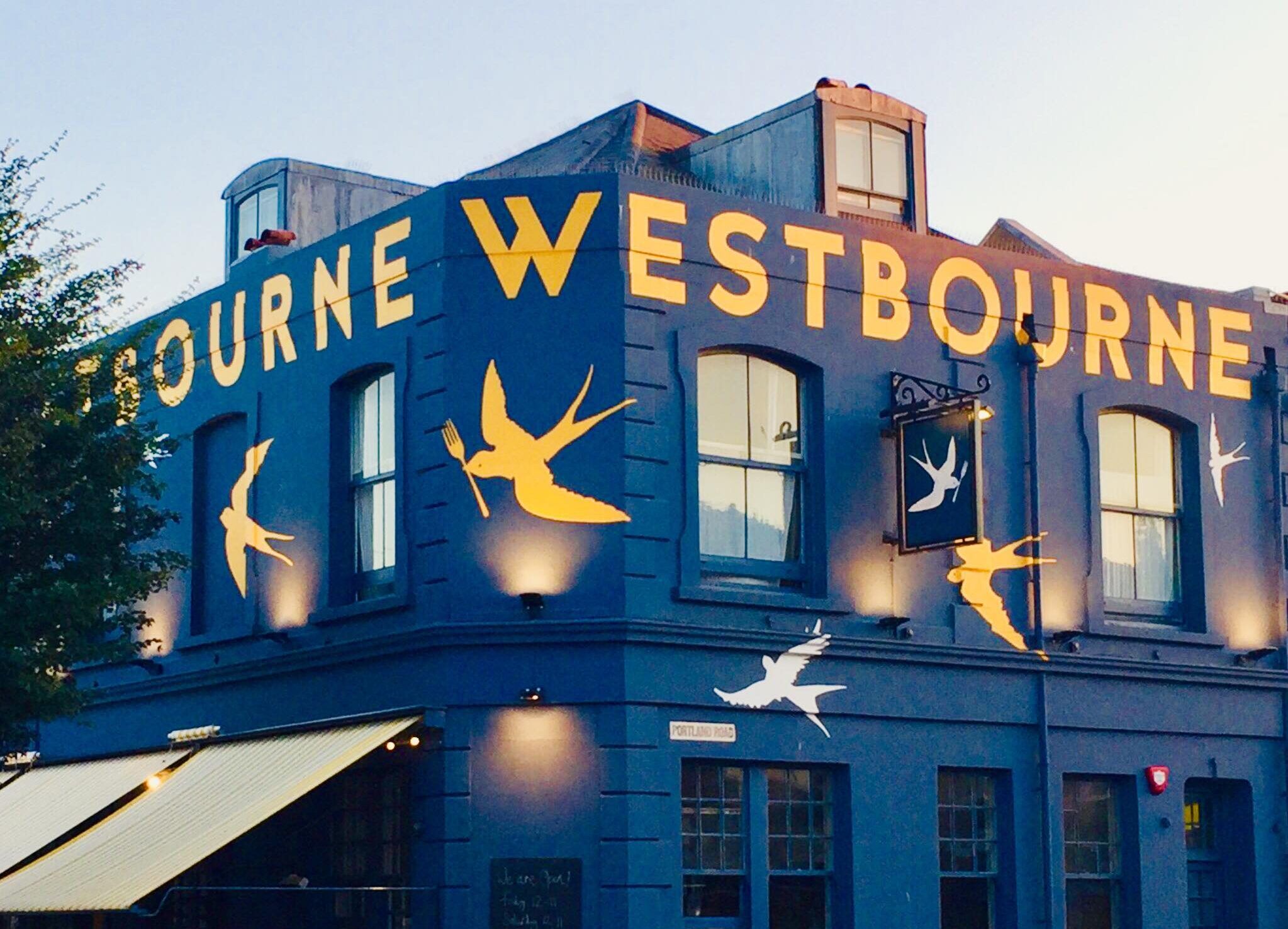 exterior shot of the The Westbourne pub
