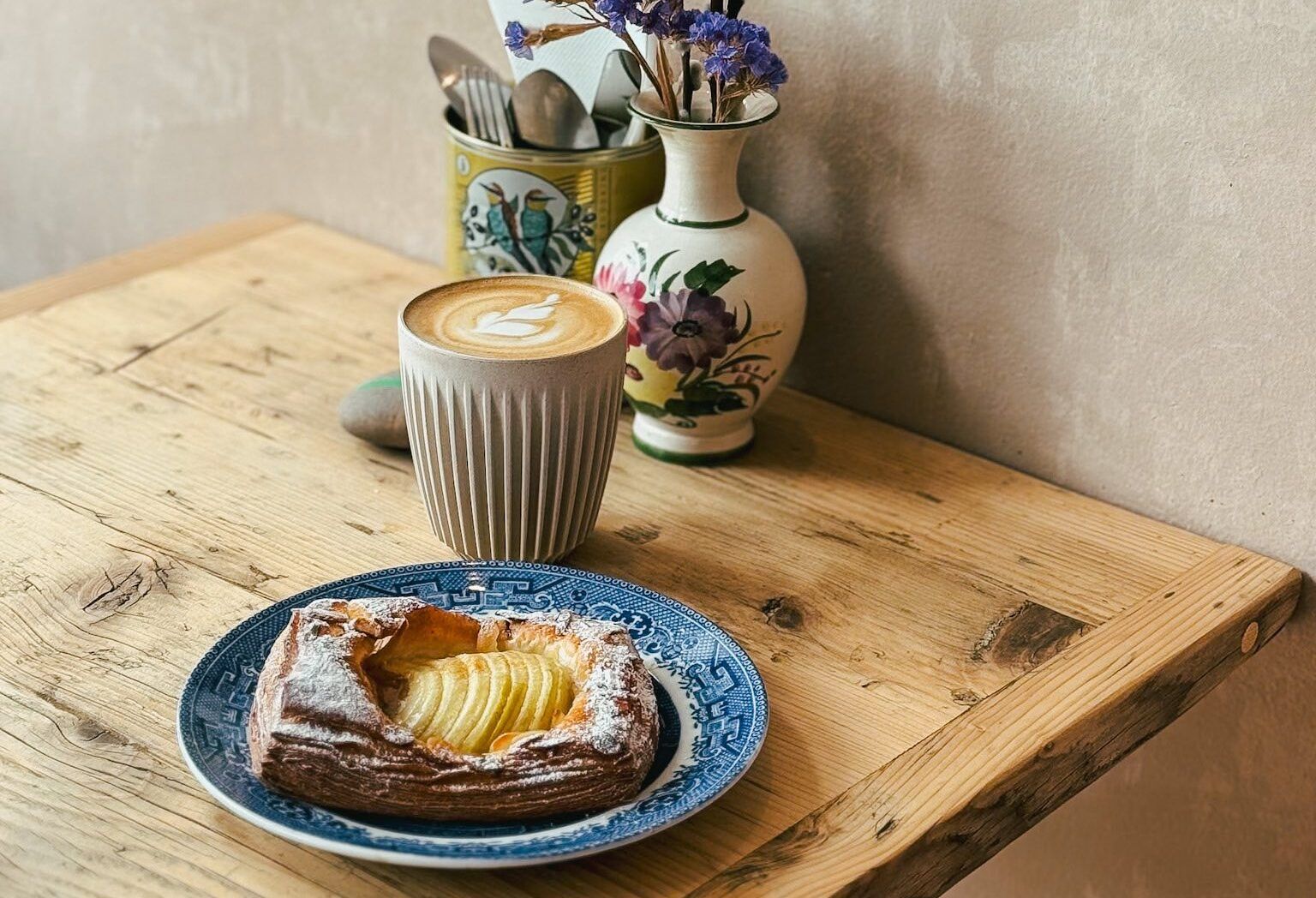 coffee and pastry at The Canopy