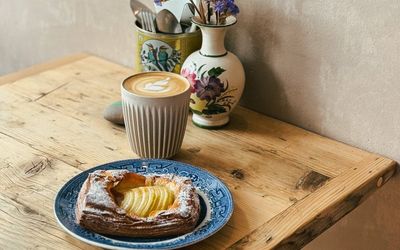 coffee and pastry at The Canopy