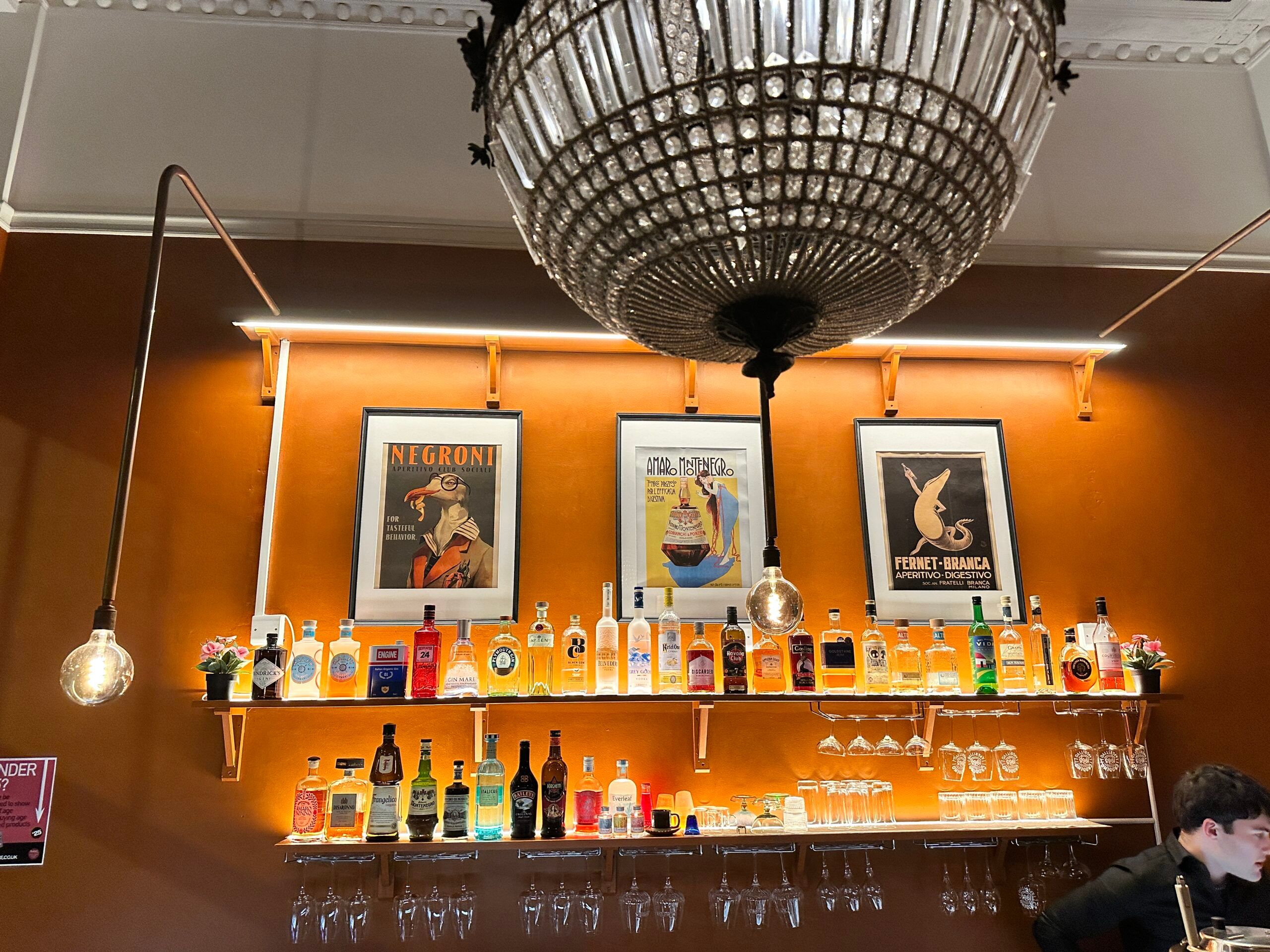 bar 50ml bar area with drinks