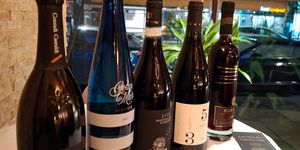 bottle of wines at Paris Wine Bar