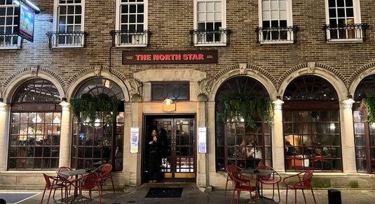 exterior shot of the North Star