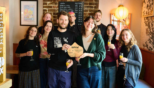 The team at The Earth and Stars. Winners of Plant Champions 2026 at the BRAVO Awards.