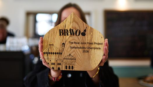 BRAVO Best Sustainability winner, The Real Junk Food Project.