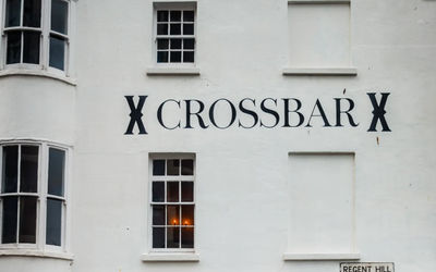 the exterior of Cross Bar in Brighton. women's only sports bar in Brighton