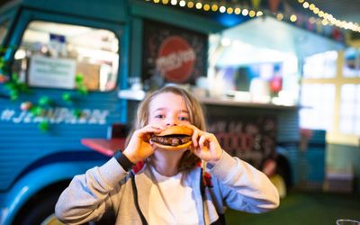 burger van at Moyos Burger at The Islinhgword