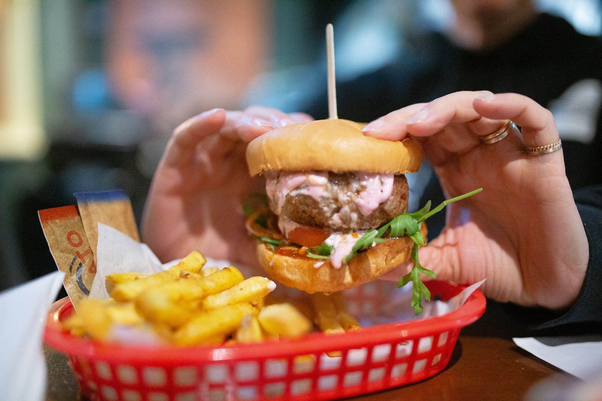 The Scotch bonnet burger at Moyos Burgers, The islingword
