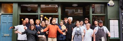The Best Brighton Restaurant in 2026 - The BRAVO 2026 Award Winners. terre a terre in Brighton's Lanes wins the 2026 BRAVOs. Pictured, the team celebrating their win outside the restaurant. The No.1 Best Restaurant in Brighton - Locals favourite. Public vote. 3rd in the Best Hospitality Team