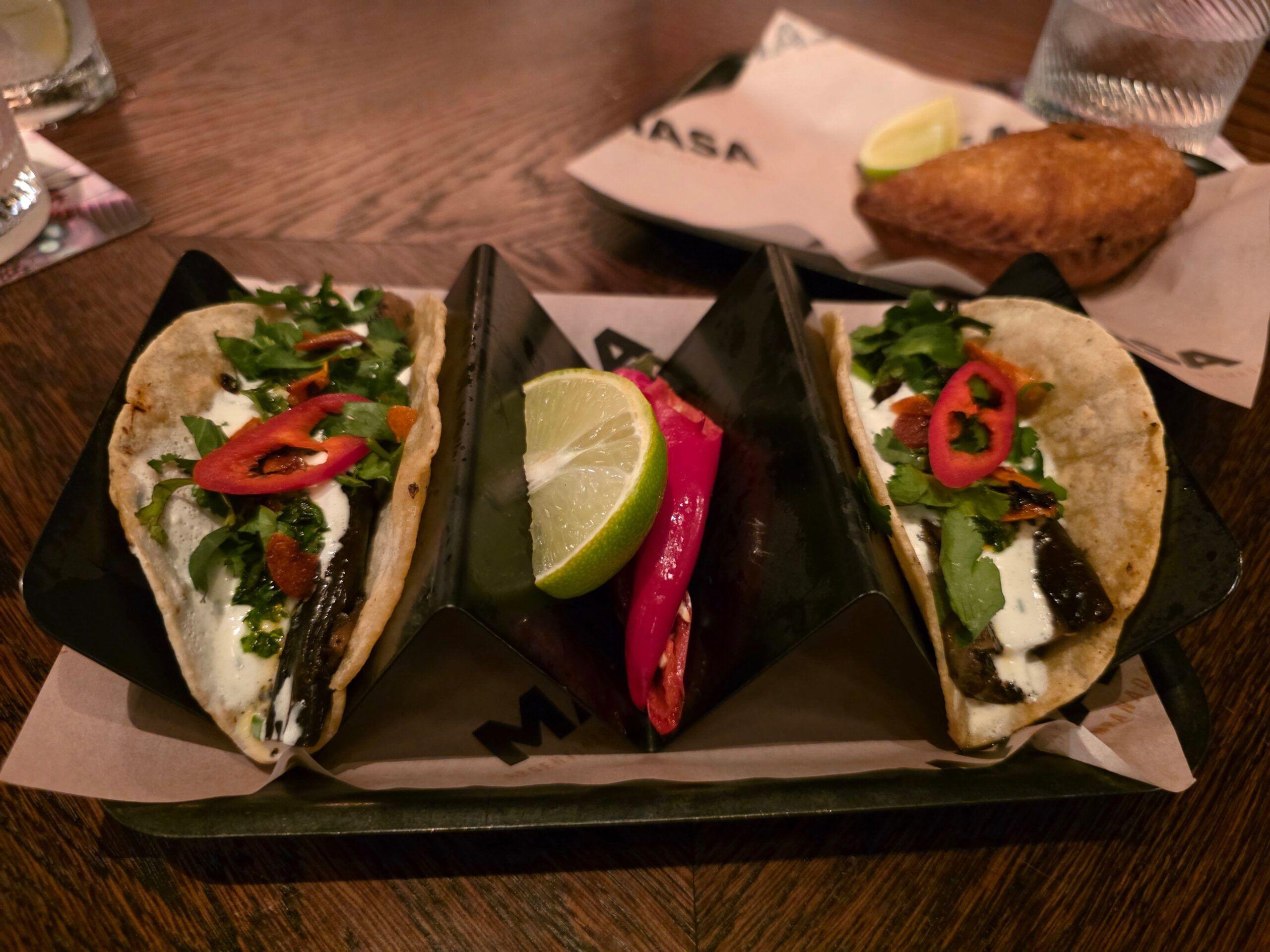 three tacos