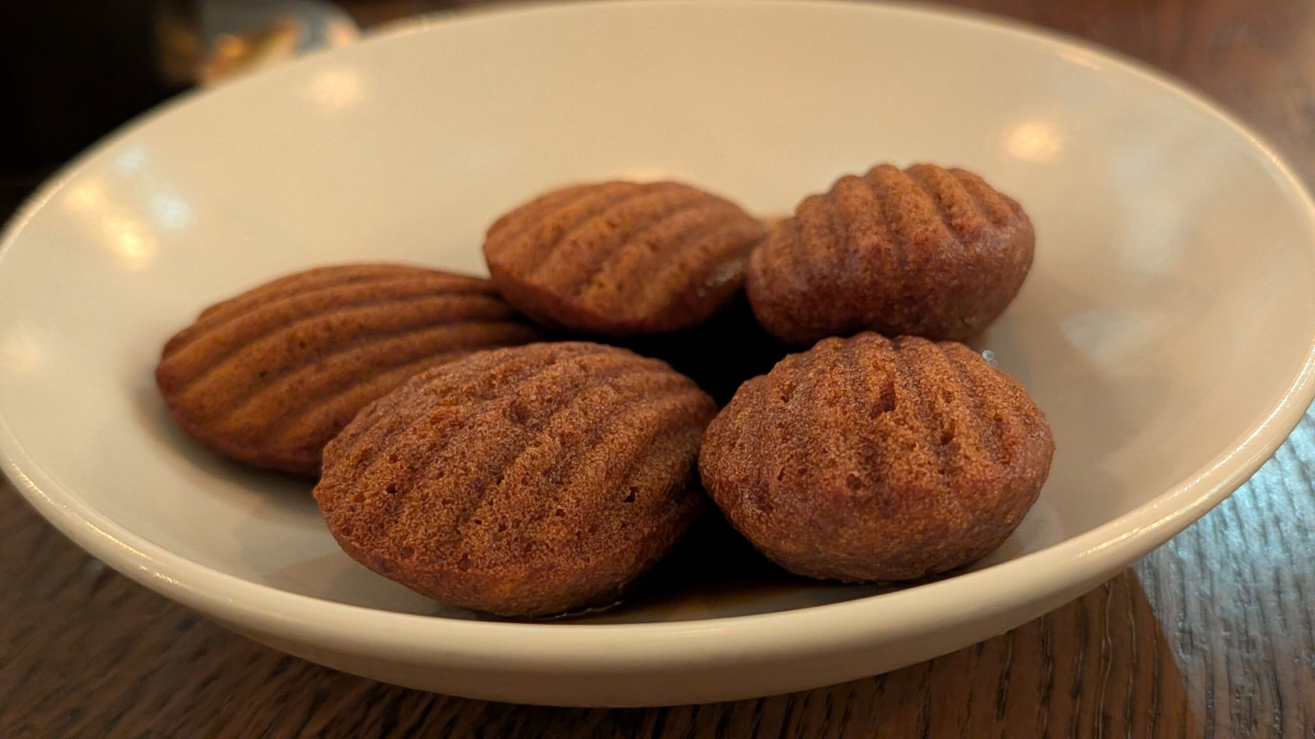 sticky toffee madeleines,
