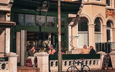 Cafe by Day - The Greenhouse. Picture taken across the road.