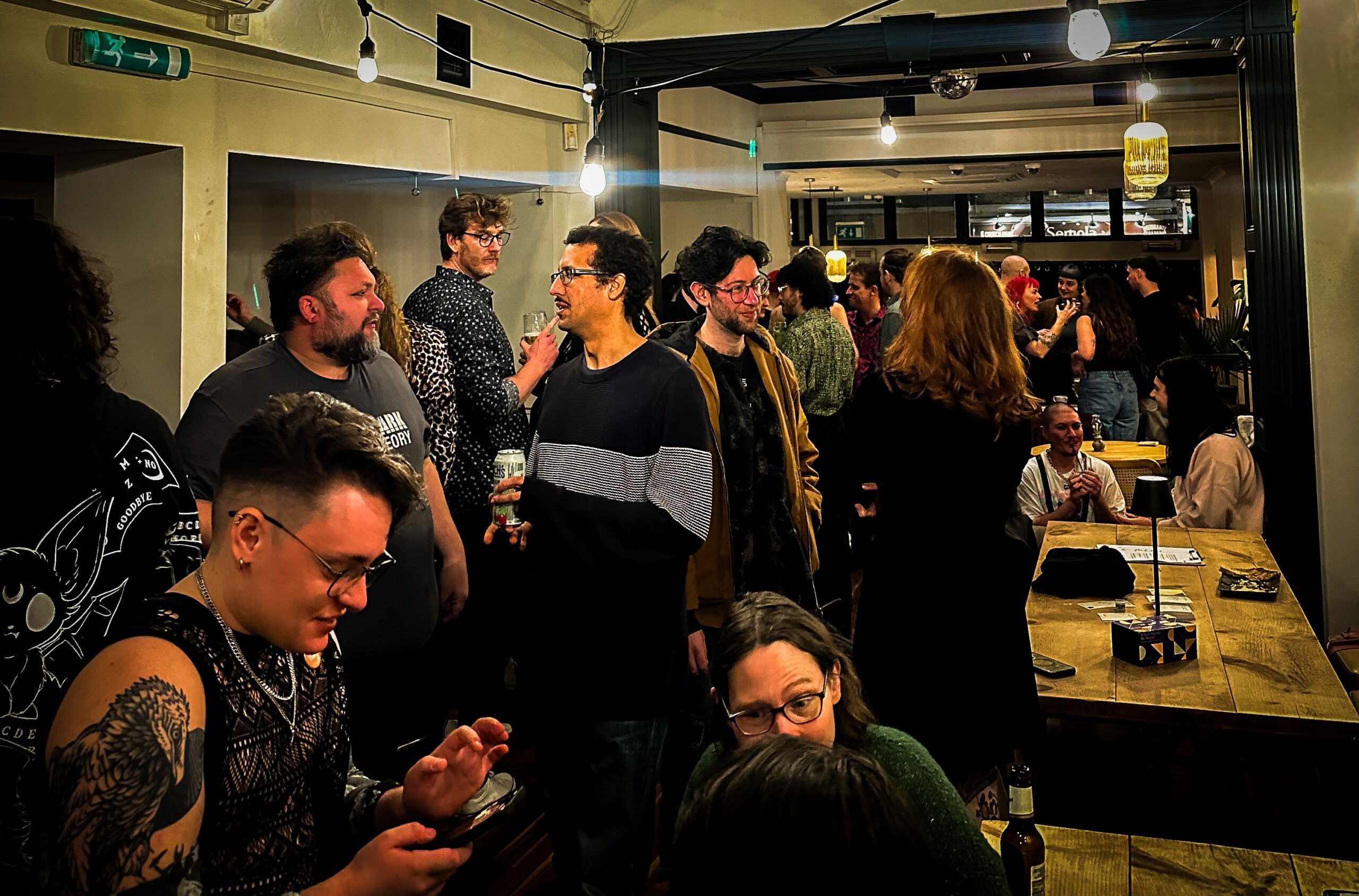 party people drinking in Hove at the Greenhouse