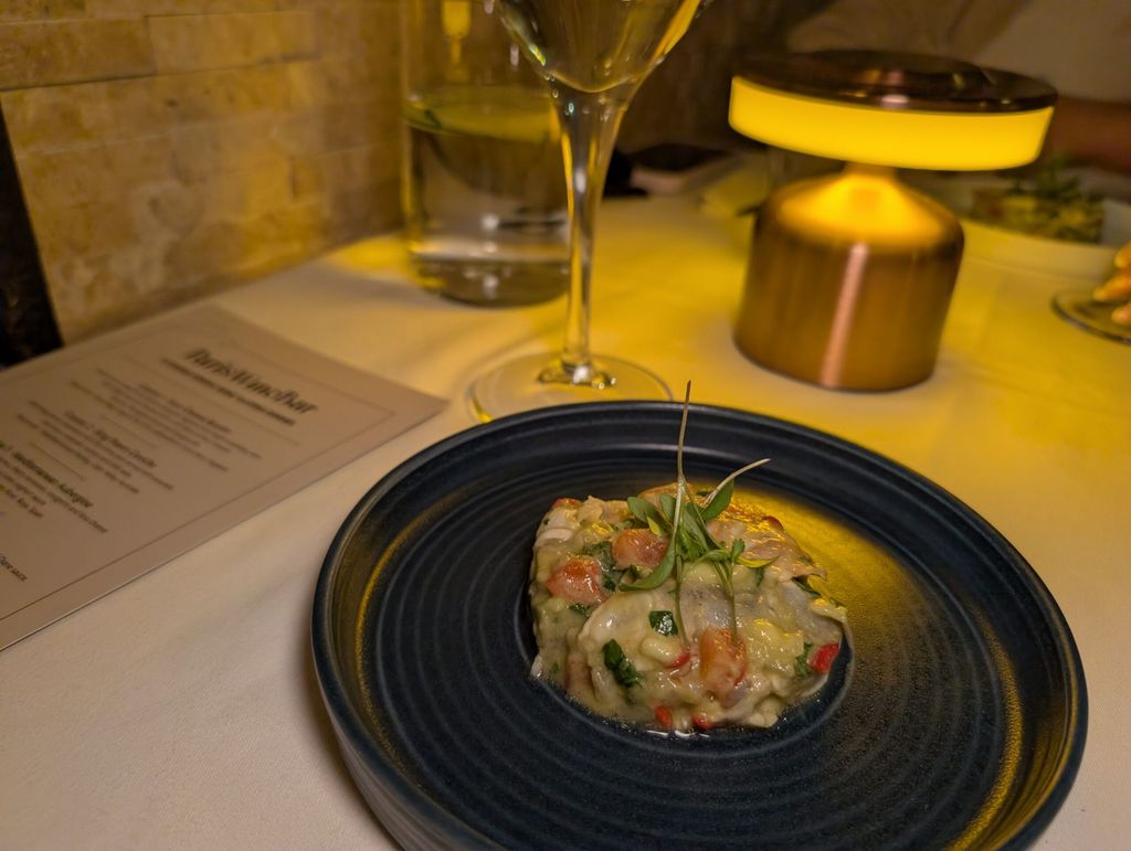 A king prawn ceviche