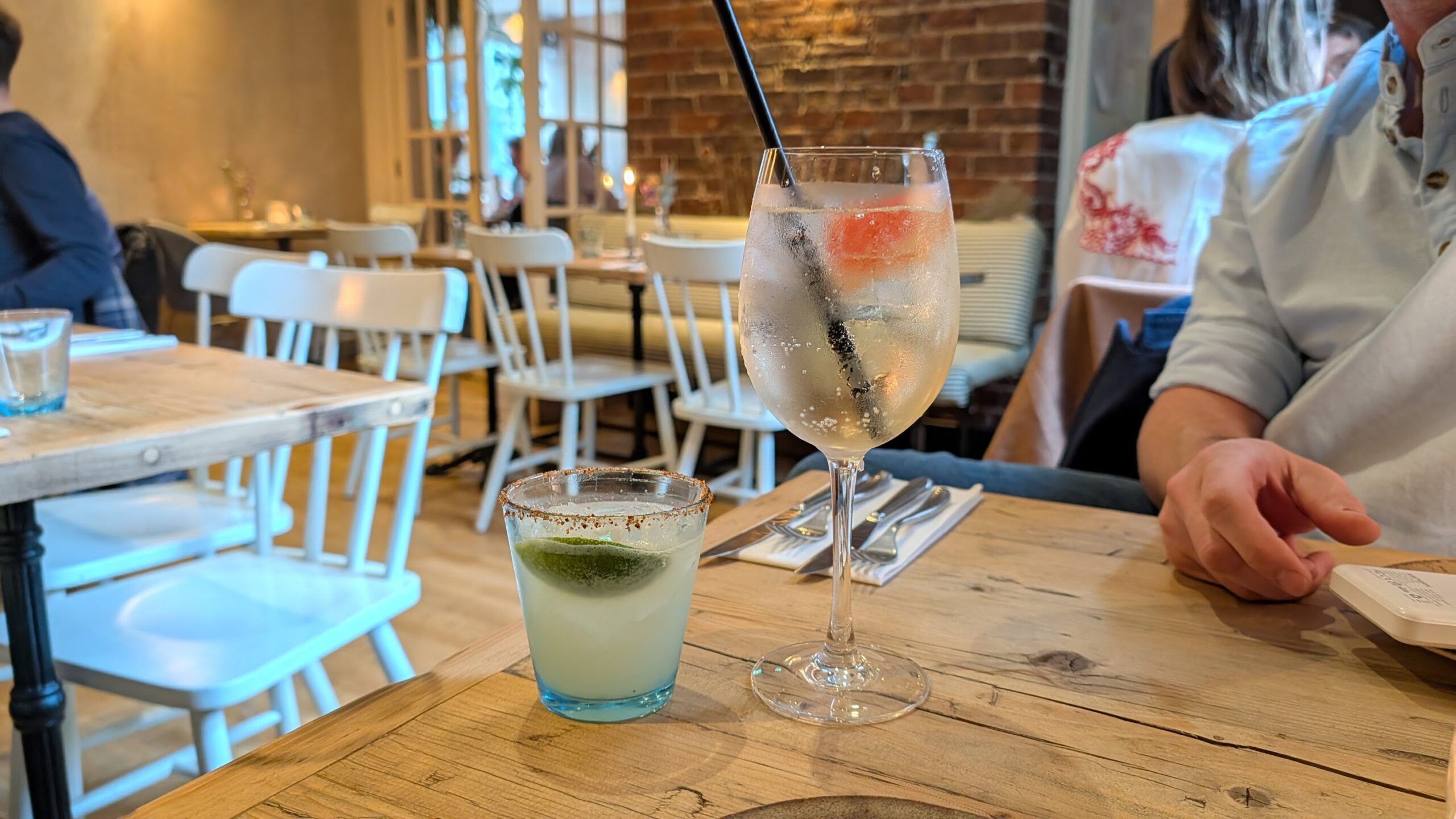 Hugo spritz and Margarita