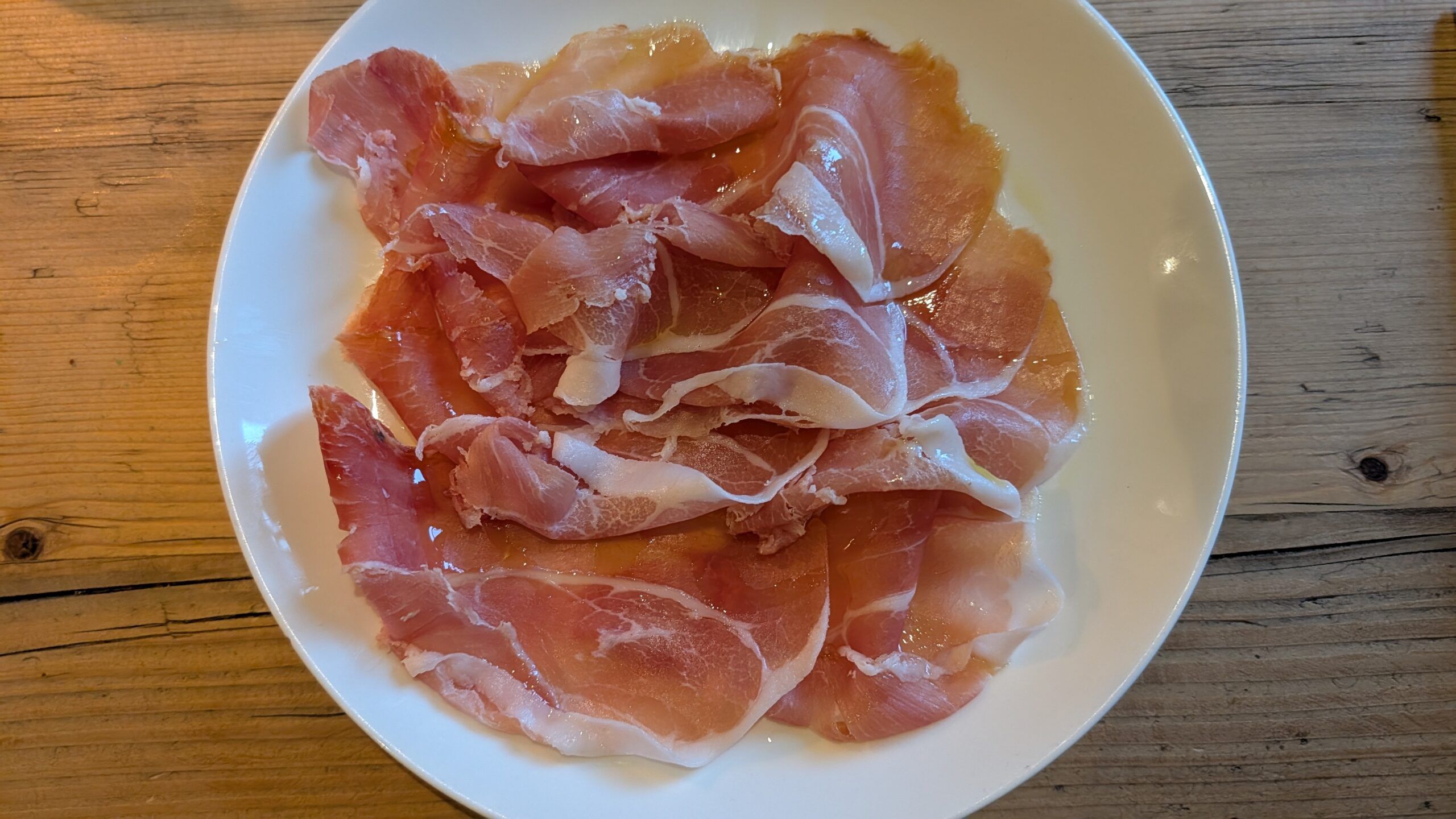 sliced jamon 