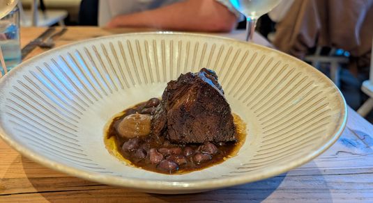 beef cheek braised in red wine