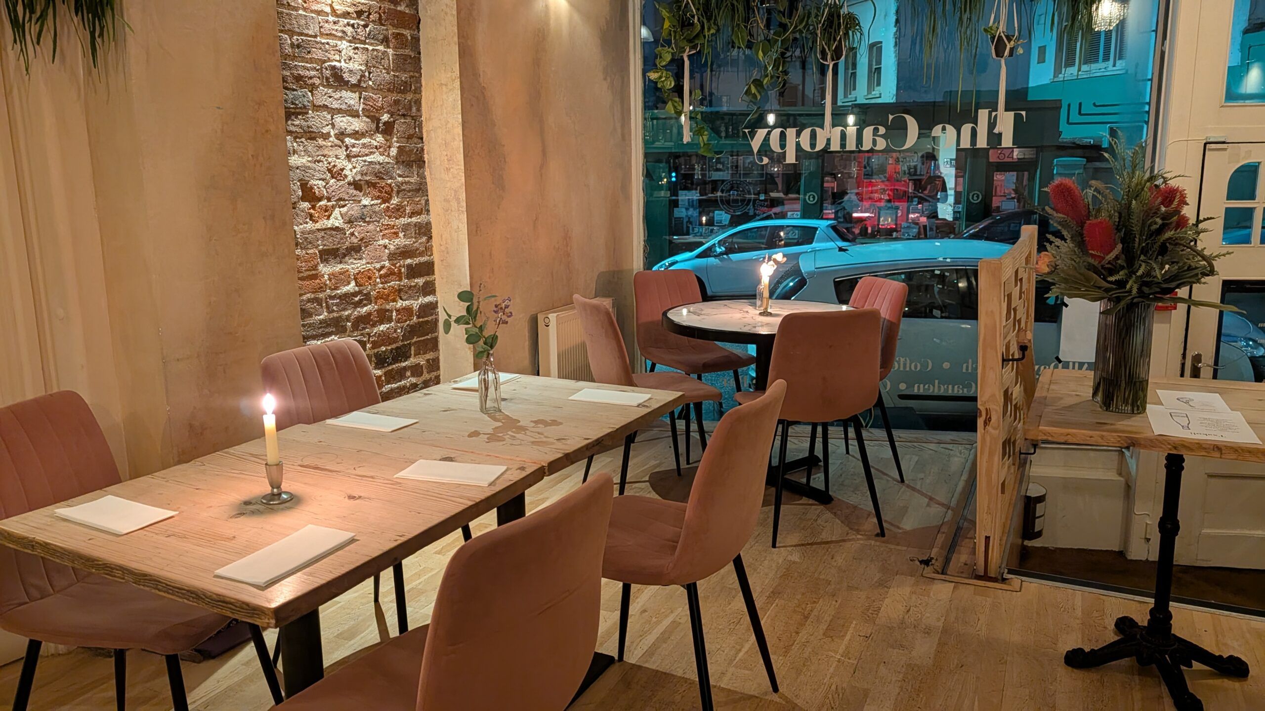 interior shot of the canopy brighton