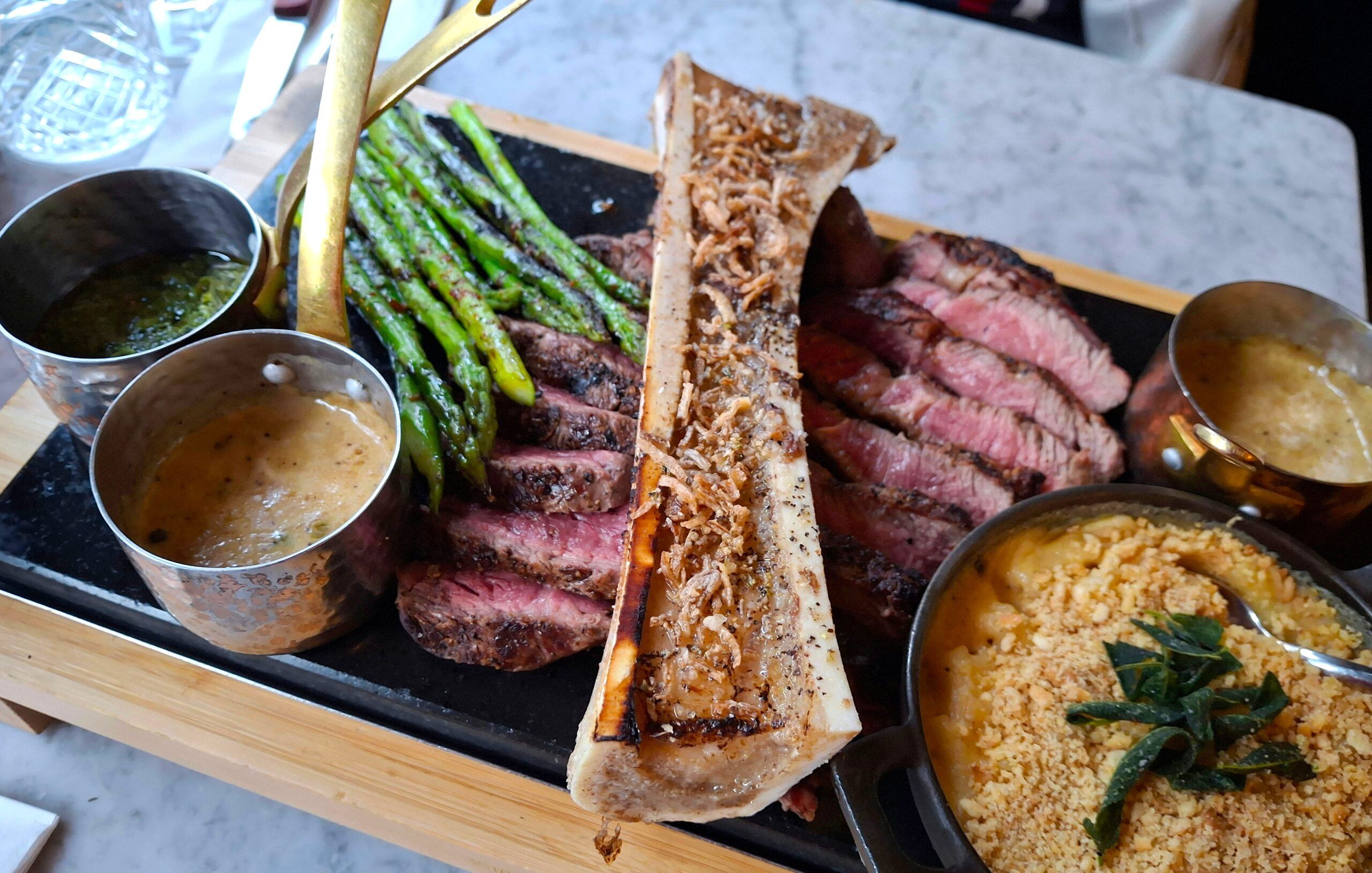 close up shot of the new meat platter