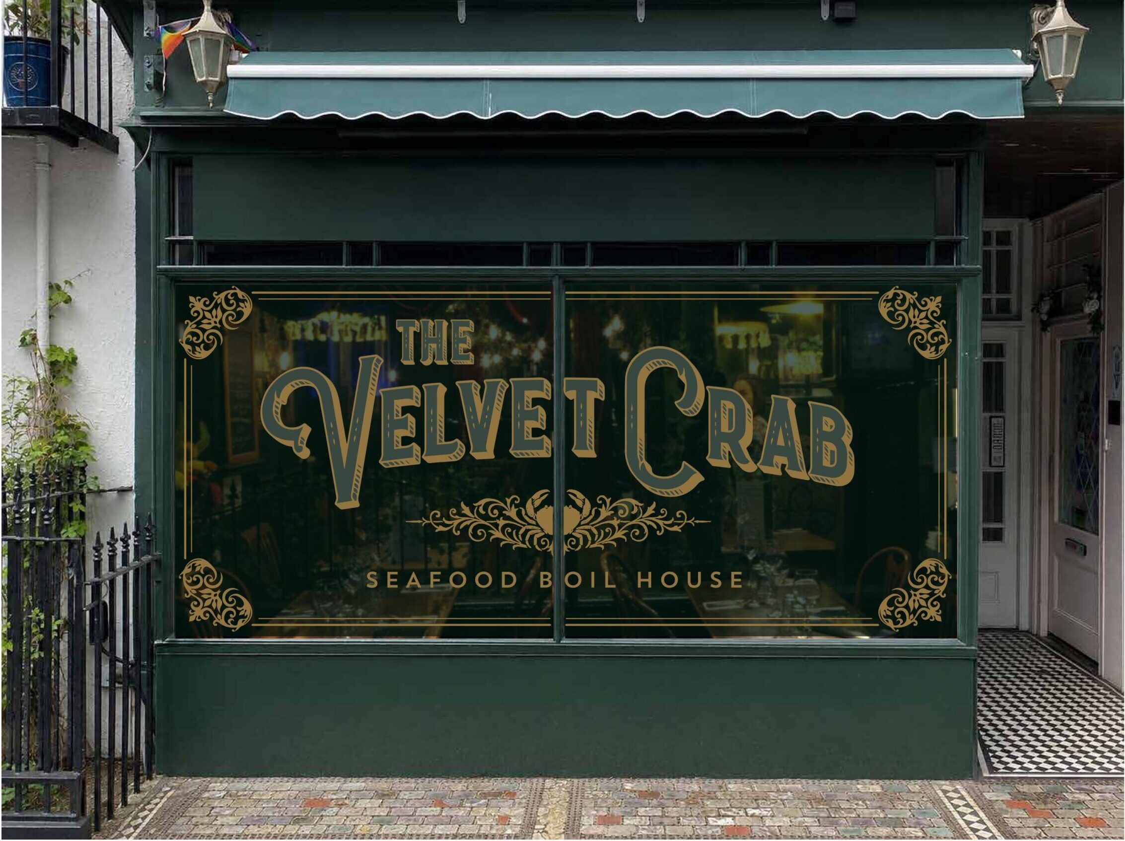 The Velvet Crab, exterior shot of the venue
