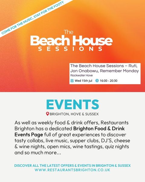 Events This week - the Beach House Sessions