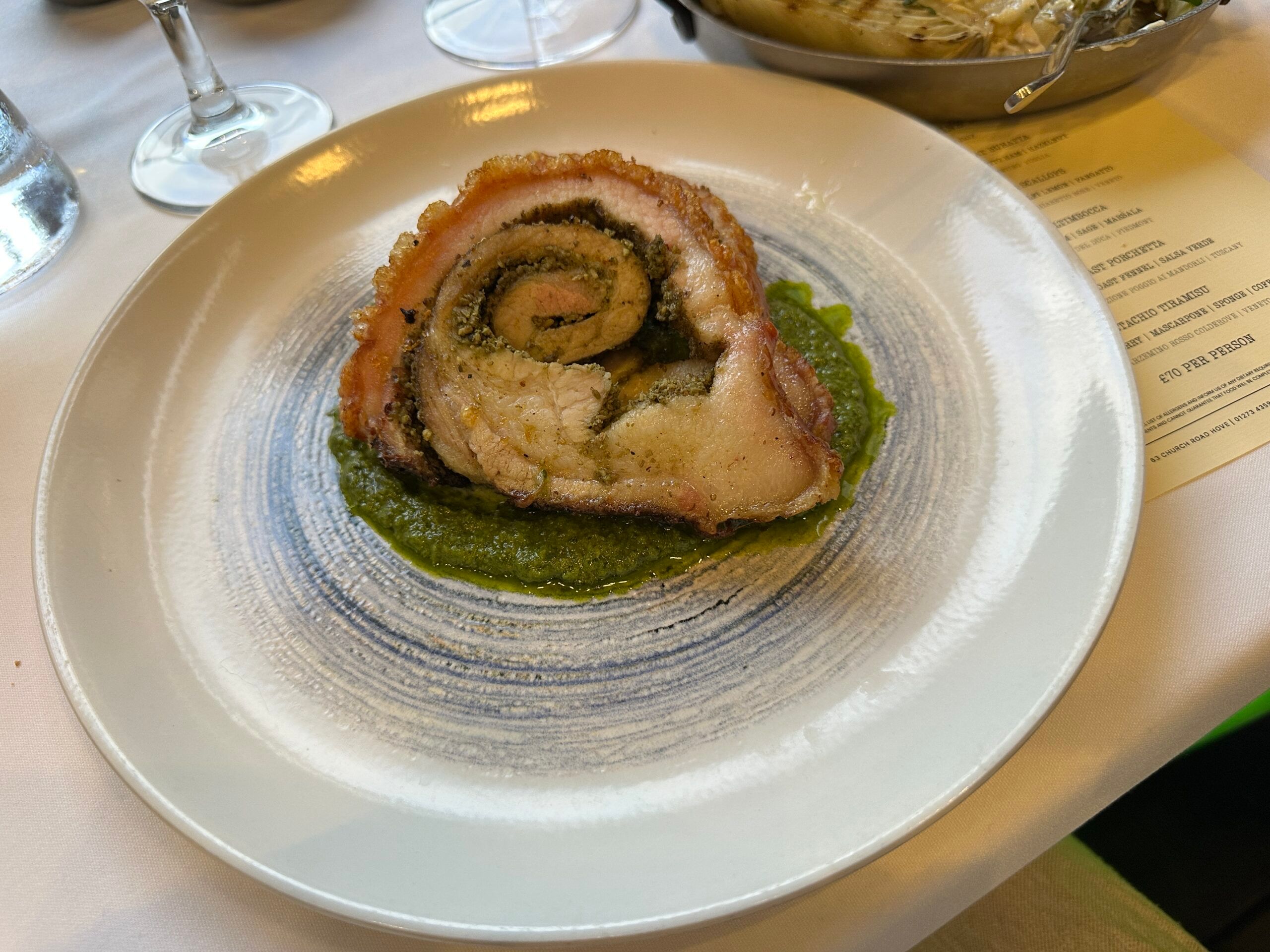 spit roast porchetta