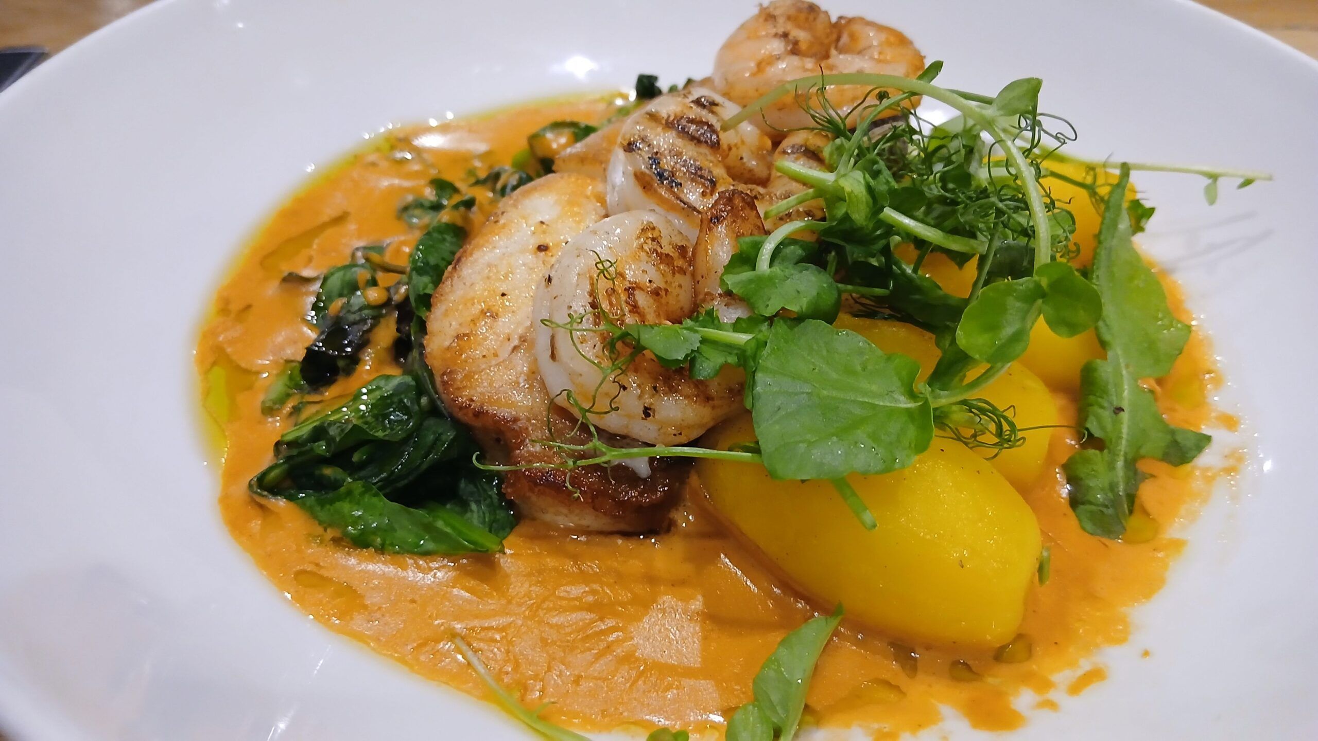 halibut dish