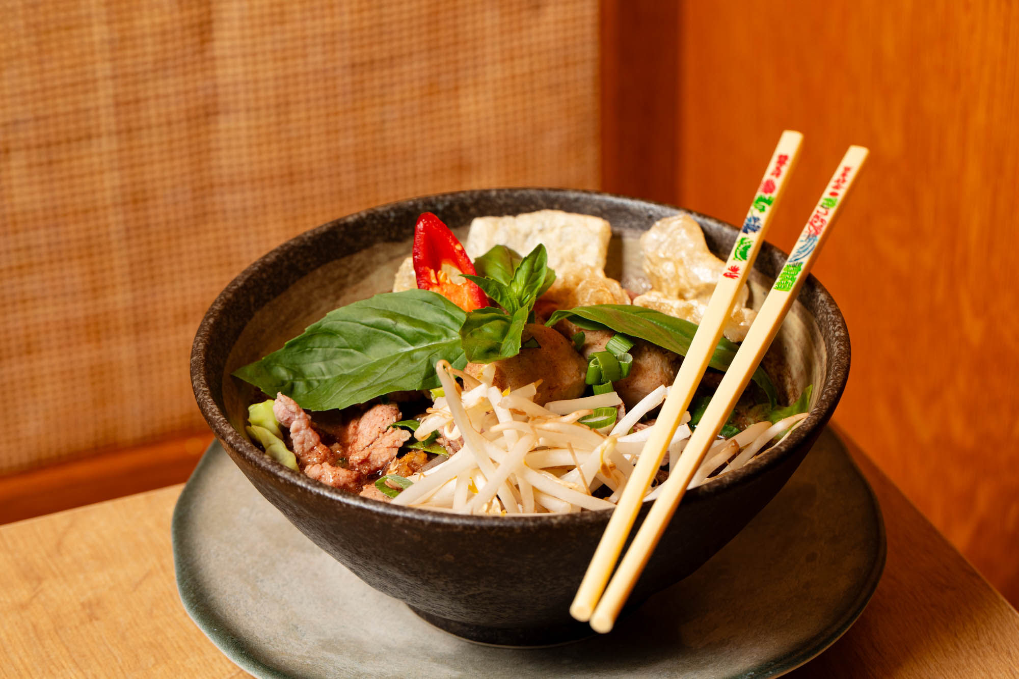 noodle bowl at Tamarind Brighton