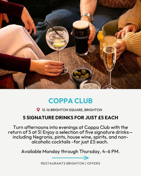 Coppa Club offer
