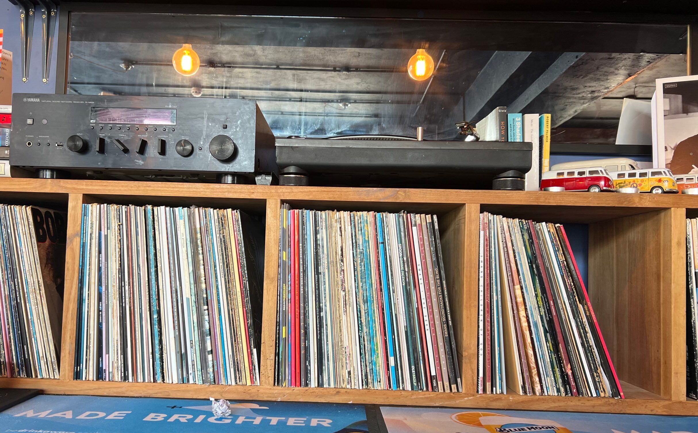 Vinyl and records at Deep Dive Bar in Kemptown