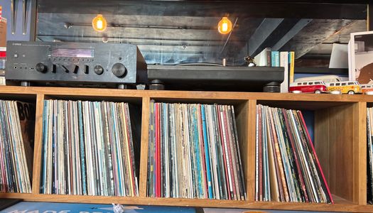 Vinyl and records at Deep Dive Bar in Kemptown Village