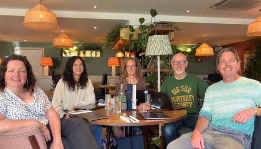 The Restaurants Brighton team at Coppa Club in Brighton. Jude, Emma, Ivanka and Torsten. Picture updated October 1st, 2026. Remote working lunch.